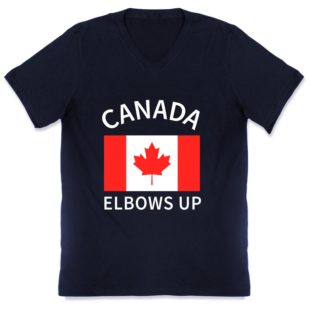 Elbows Up Canada V-Neck Unisex