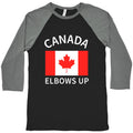 Elbows Up Canada Baseball Tee Unisex