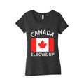 Elbows Up Canada Womens Triblend Tee Unisex