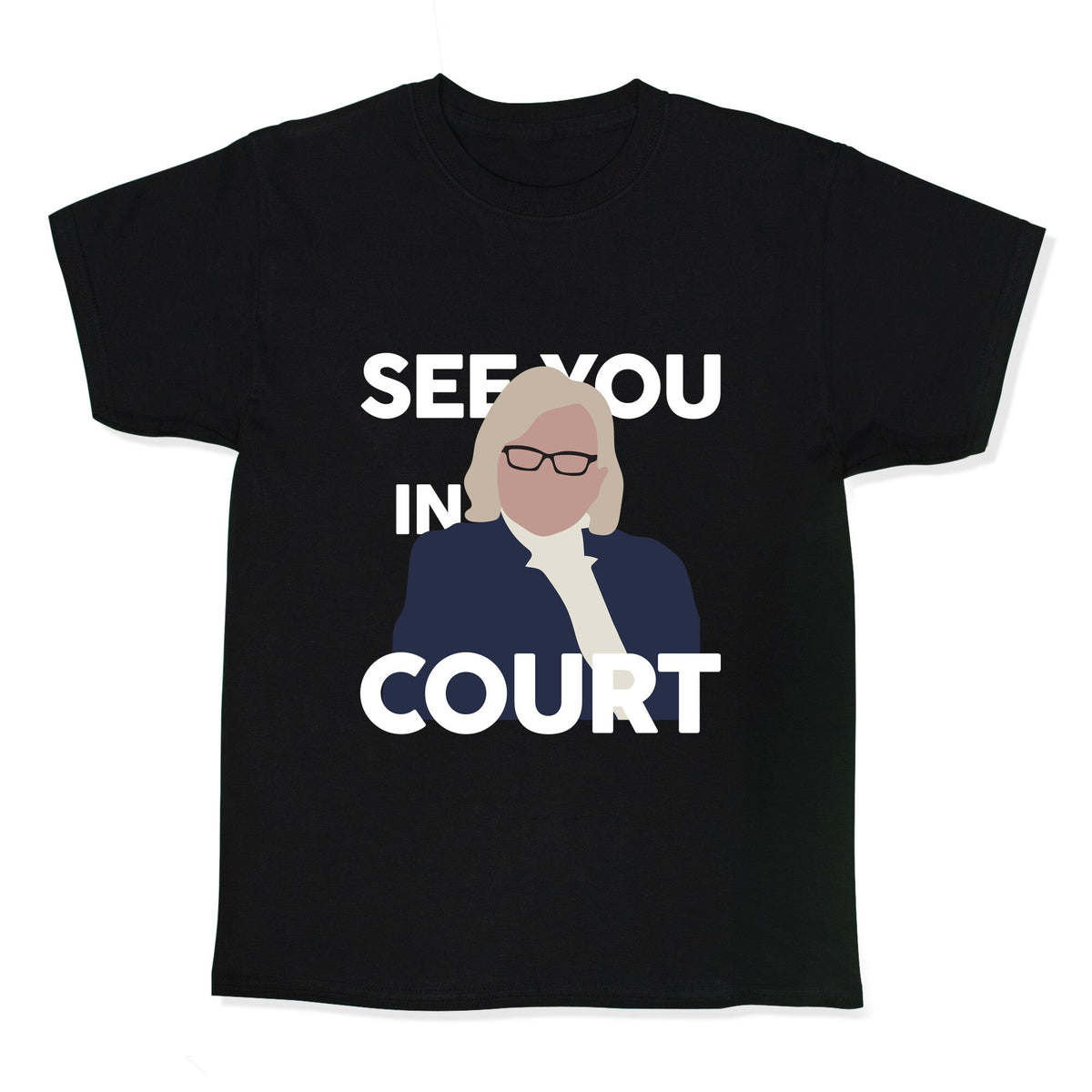 Governor Janet Mills See You In Court Kids Tee Unisex