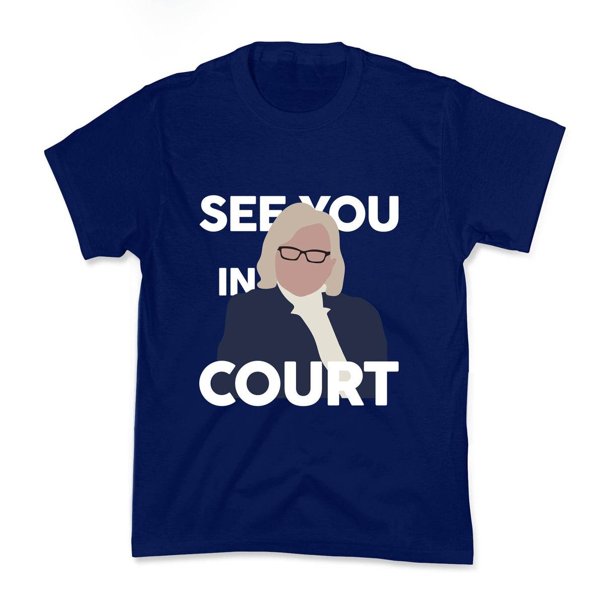 Governor Janet Mills See You In Court Kids Tee Unisex