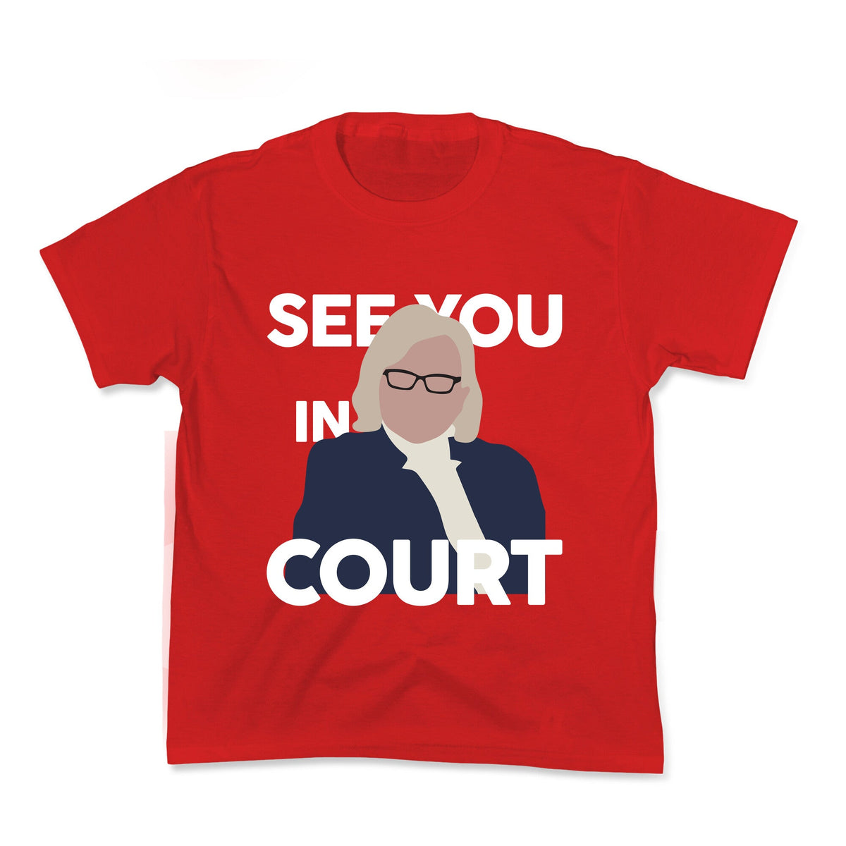 Governor Janet Mills See You In Court Kids Tee Unisex