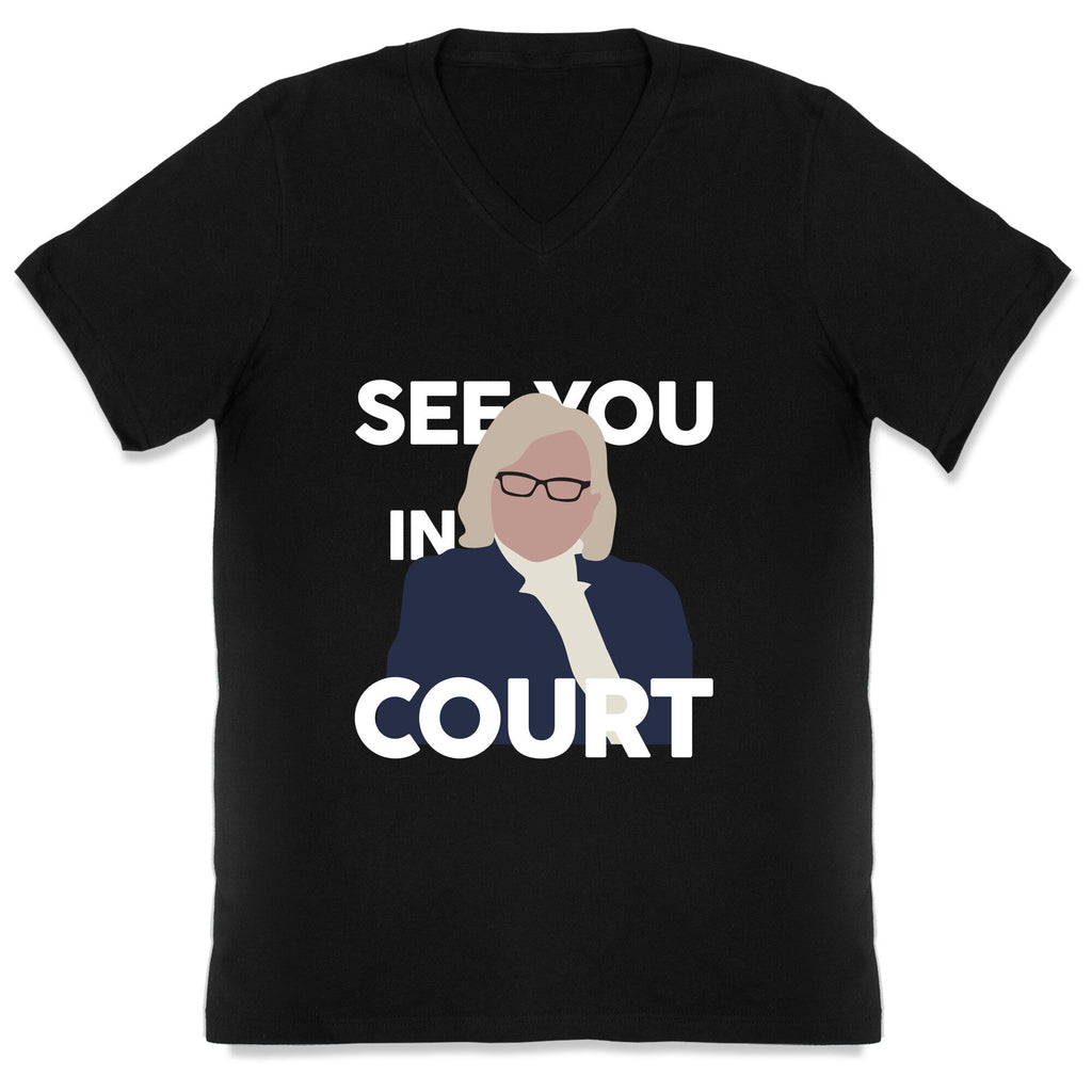 Governor Janet Mills See You In Court V-Neck Unisex