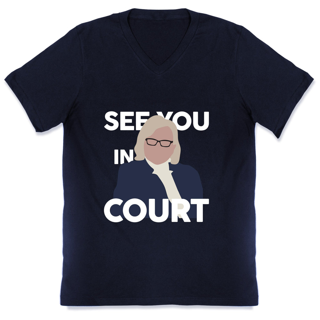 Governor Janet Mills See You In Court V-Neck Unisex