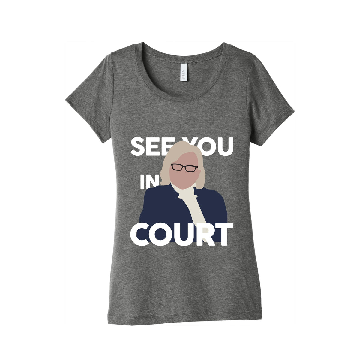 Governor Janet Mills See You In Court Womens Triblend Tee Unisex