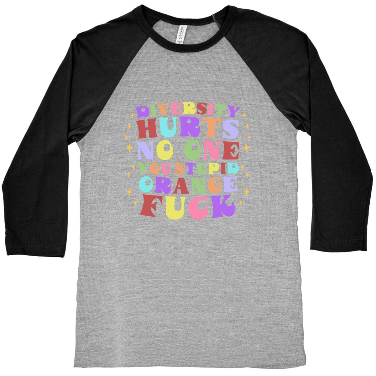 Diversity Hurts No One Baseball Tee Unisex