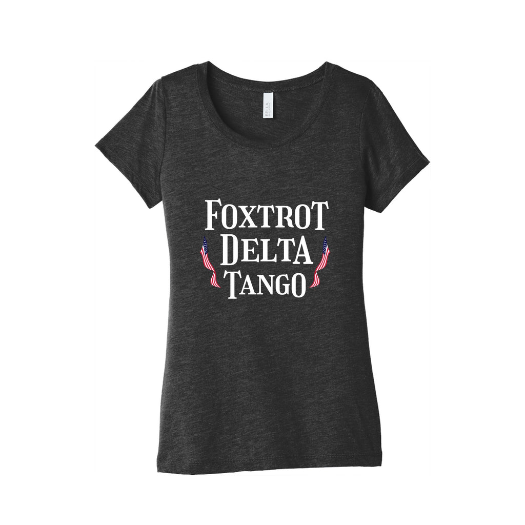 Foxtrot Delta Tango Womens Triblend Tee Unisex