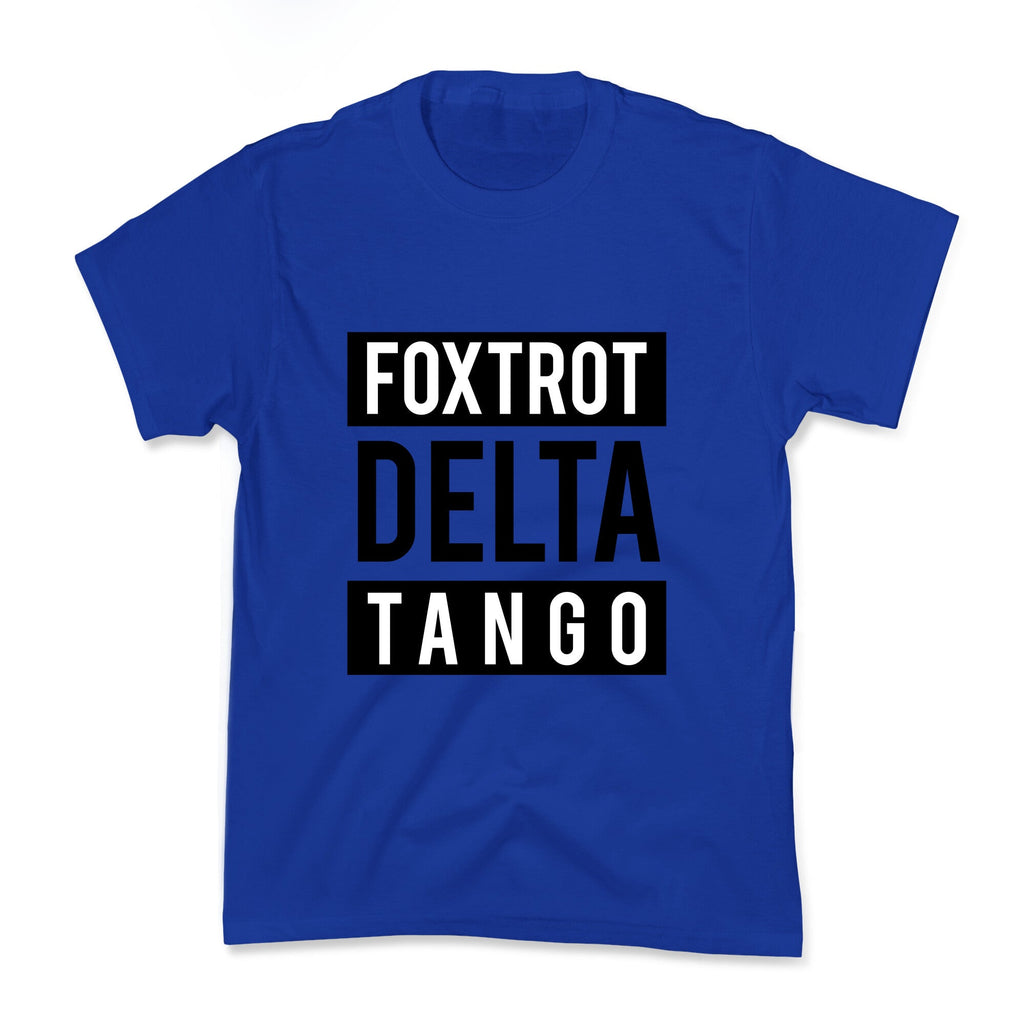 FDT Foxtrot Delta Tango Kids Tee Unisex