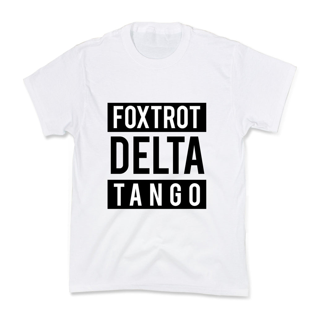FDT Foxtrot Delta Tango Kids Tee Unisex