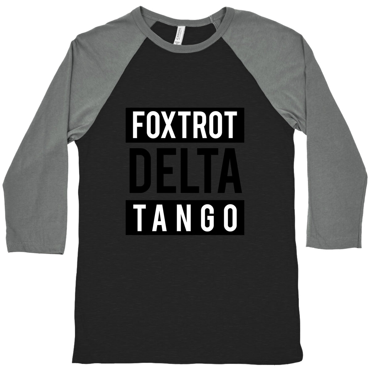 FDT Foxtrot Delta Tango Baseball Tee Unisex