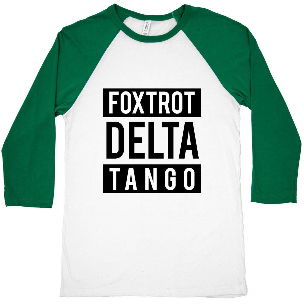 FDT Foxtrot Delta Tango Baseball Tee Unisex