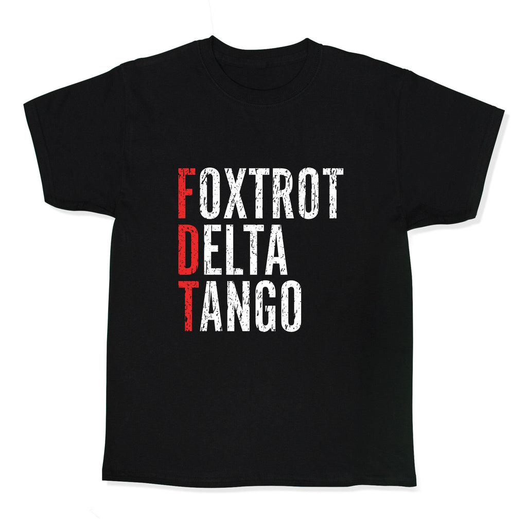 Foxtrot Delta Tango FDT Kids Tee Unisex
