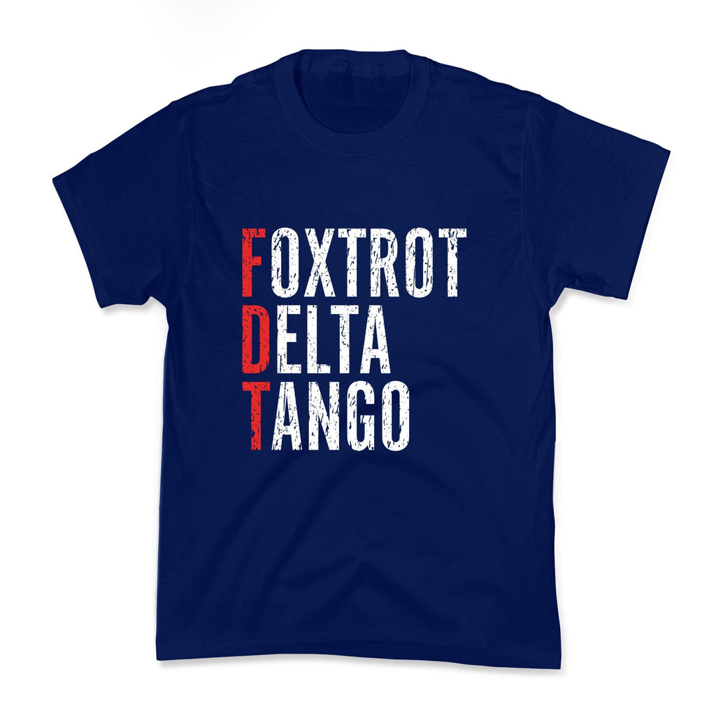 Foxtrot Delta Tango FDT Kids Tee Unisex