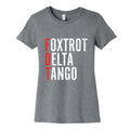 Foxtrot Delta Tango FDT Womens Cotton Tee Unisex
