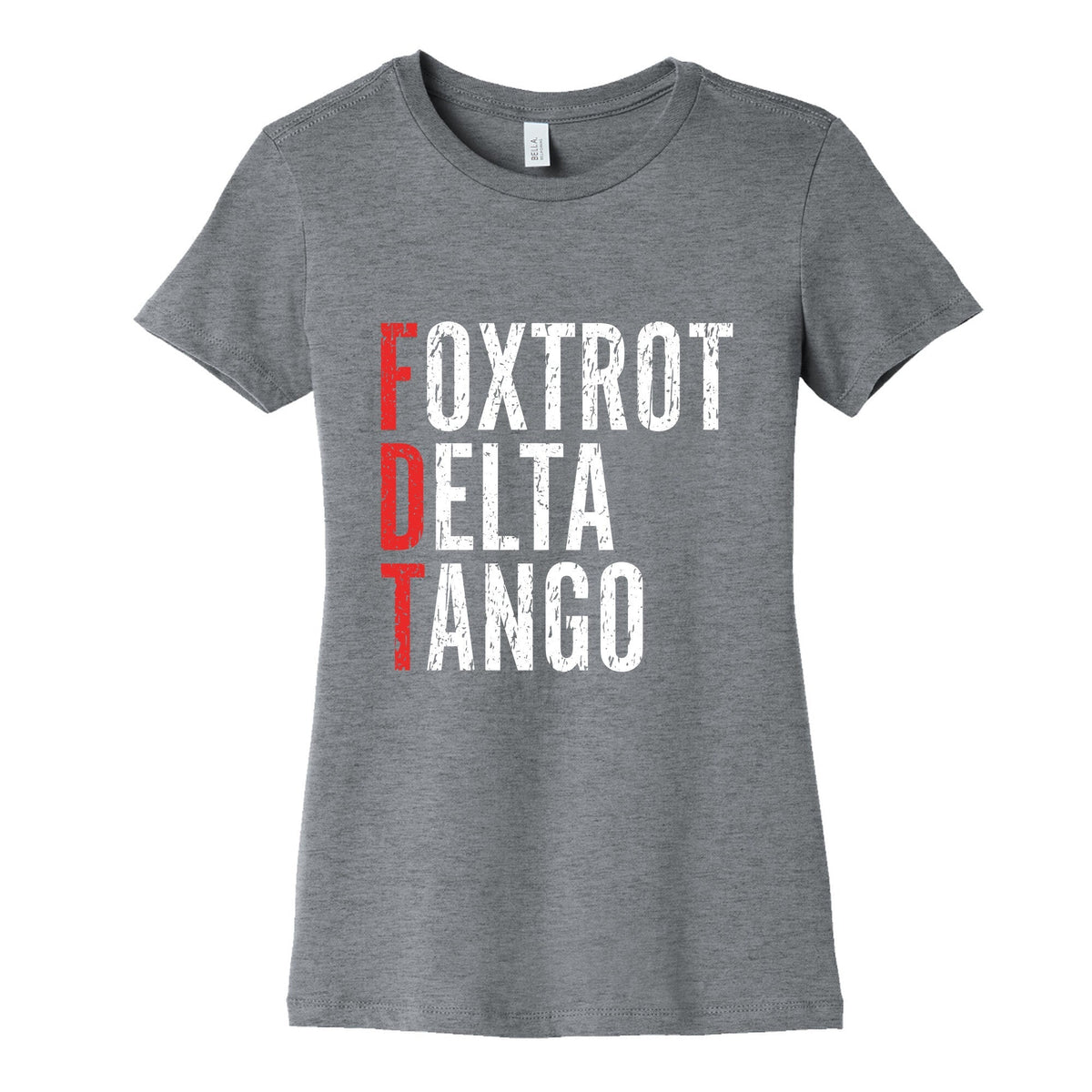 Foxtrot Delta Tango FDT Womens Cotton Tee Unisex