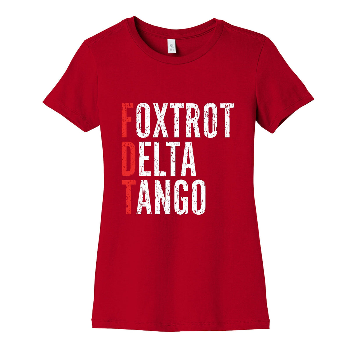 Foxtrot Delta Tango FDT Womens Cotton Tee Unisex