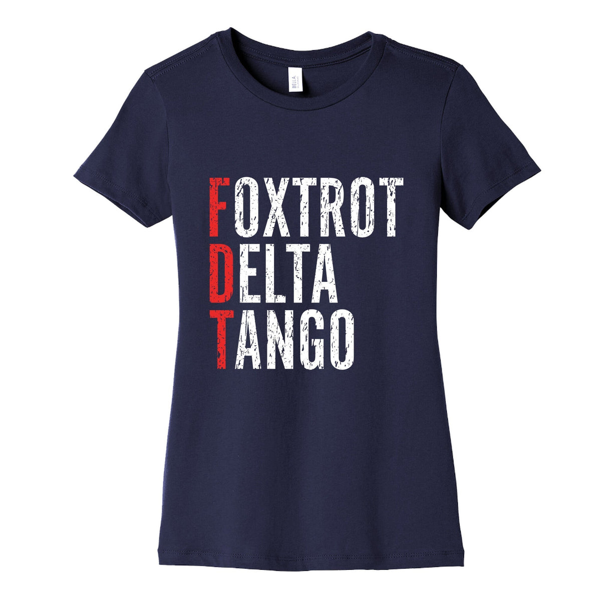 Foxtrot Delta Tango FDT Womens Cotton Tee Unisex