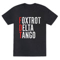 Foxtrot Delta Tango FDT Unisex Triblend Tee Unisex