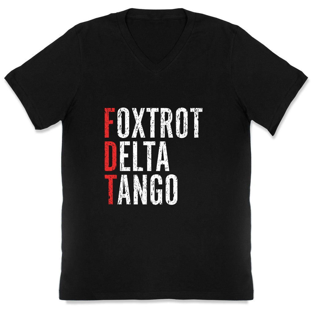 Foxtrot Delta Tango FDT V-Neck Unisex