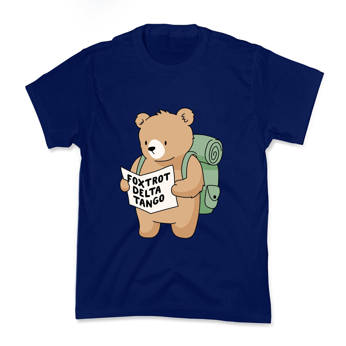 Foxtrot Delta Tango Bear Kids Tee Unisex