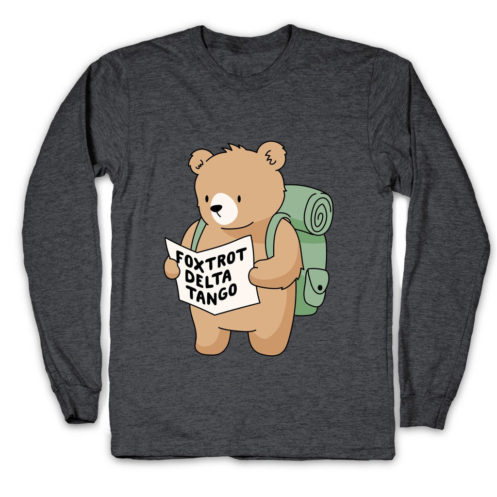 Foxtrot Delta Tango Bear Longsleeve Tee Unisex