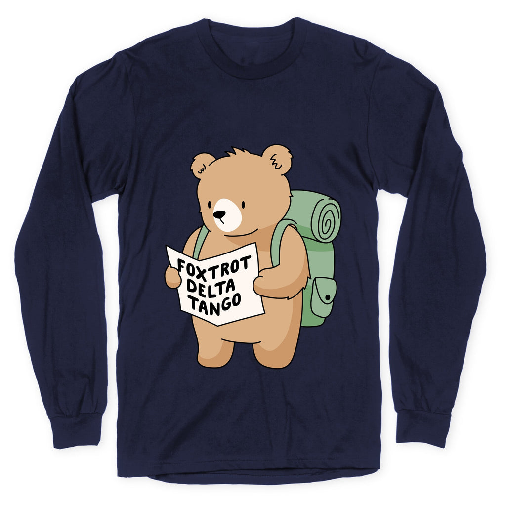 Foxtrot Delta Tango Bear Longsleeve Tee Unisex