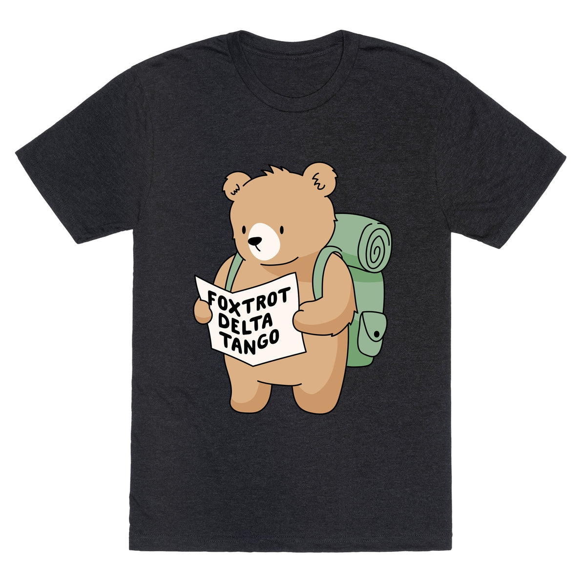 Foxtrot Delta Tango Bear Unisex Triblend Tee Unisex
