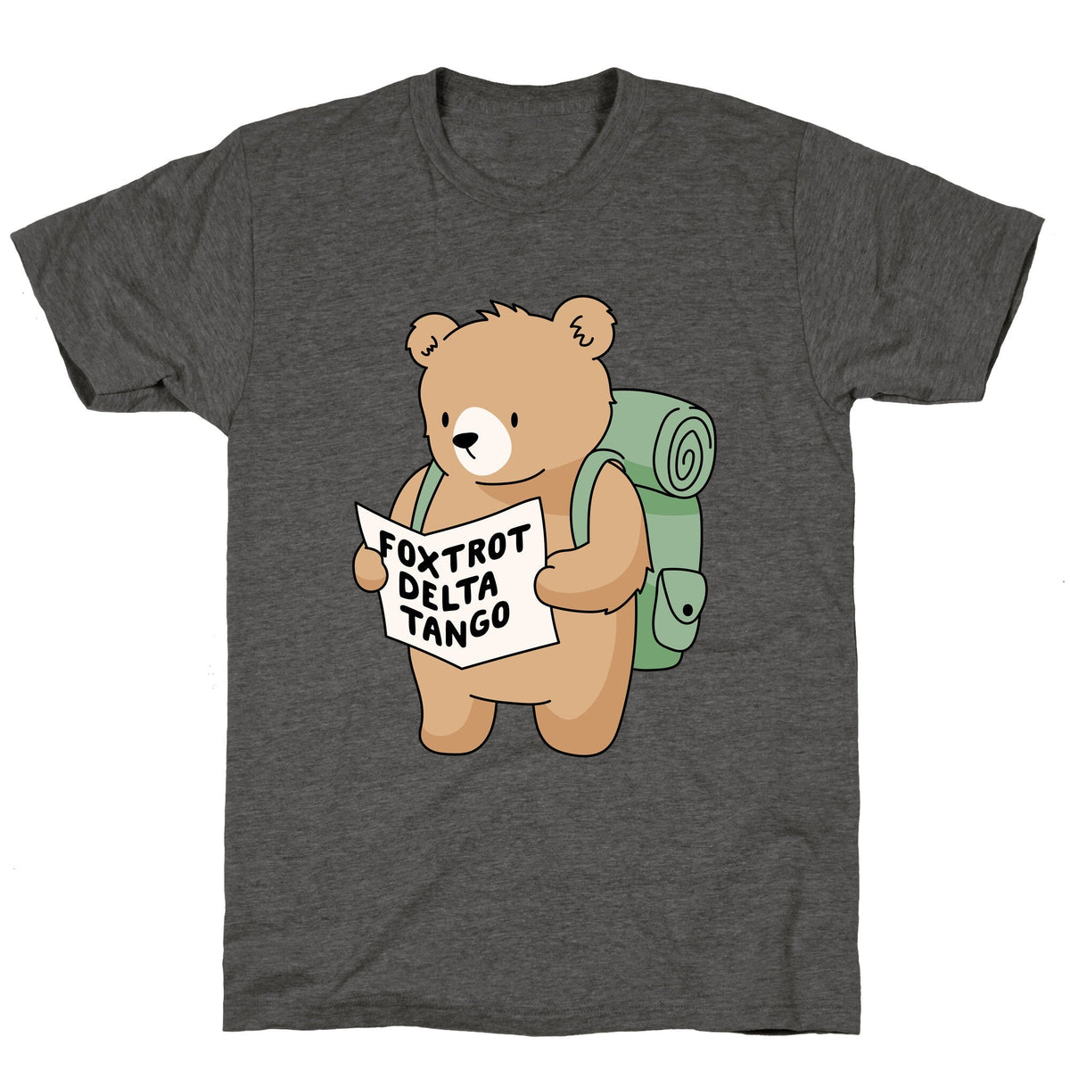 Foxtrot Delta Tango Bear Unisex Triblend Tee Unisex