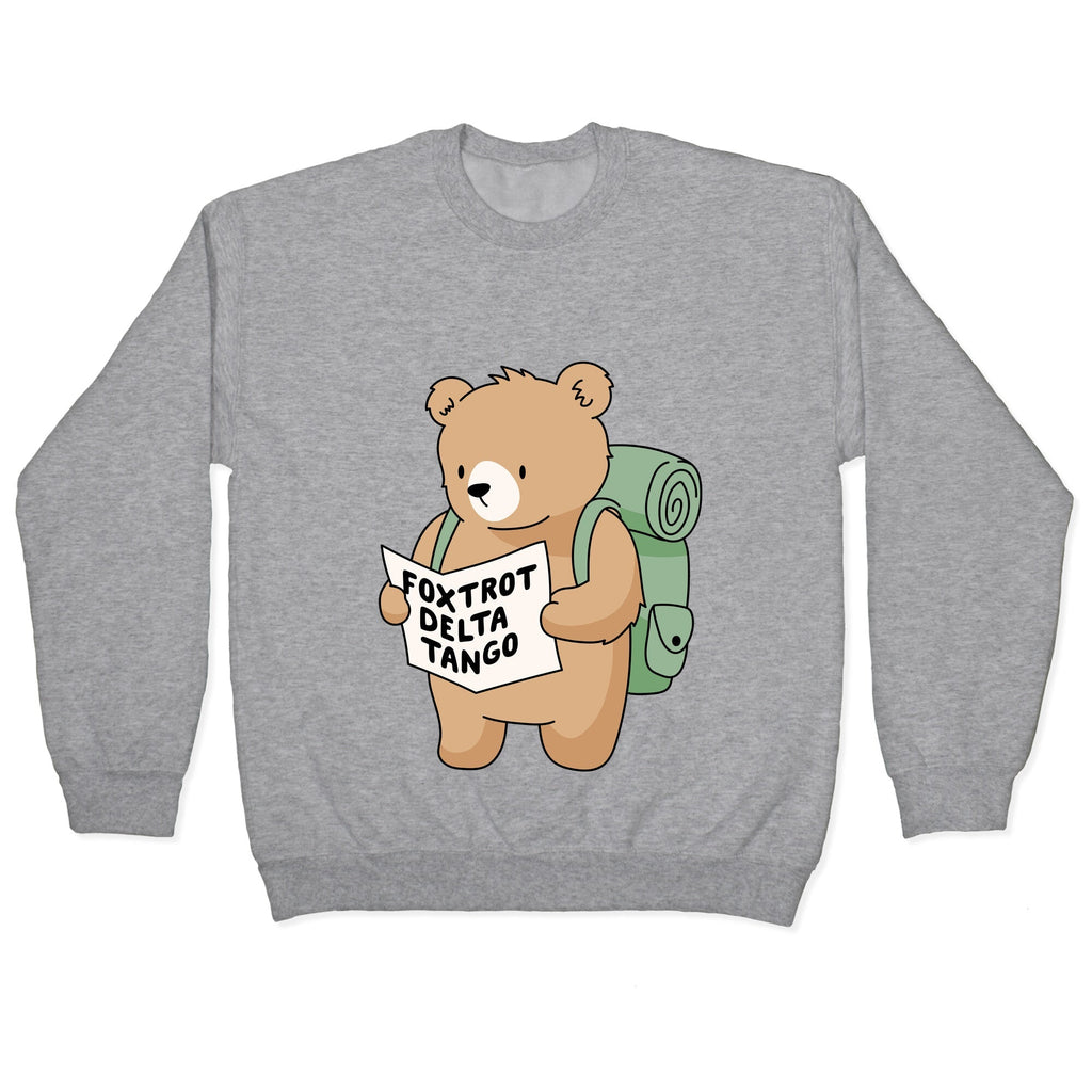 Foxtrot Delta Tango Bear Crewneck Unisex