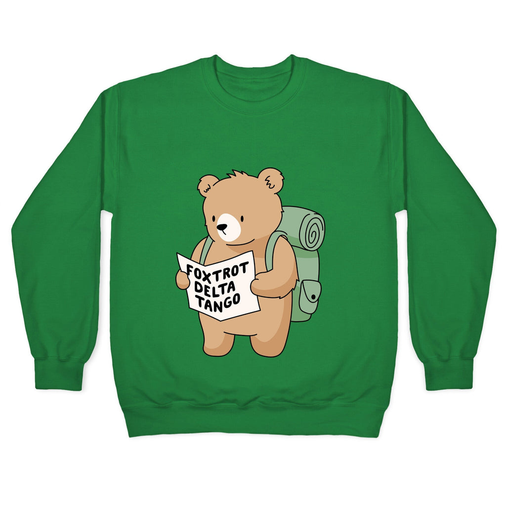 Foxtrot Delta Tango Bear Crewneck Unisex