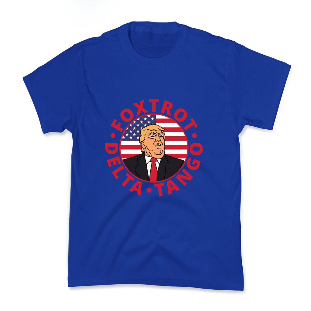 Foxtrot Delta Tango Trump Kids Tee Unisex