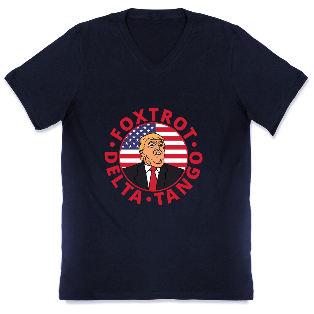 Foxtrot Delta Tango Trump V-Neck Unisex