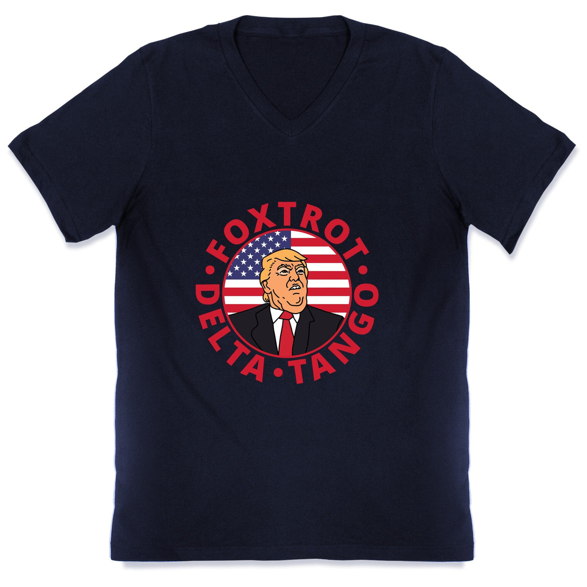 Foxtrot Delta Tango Trump V-Neck Unisex