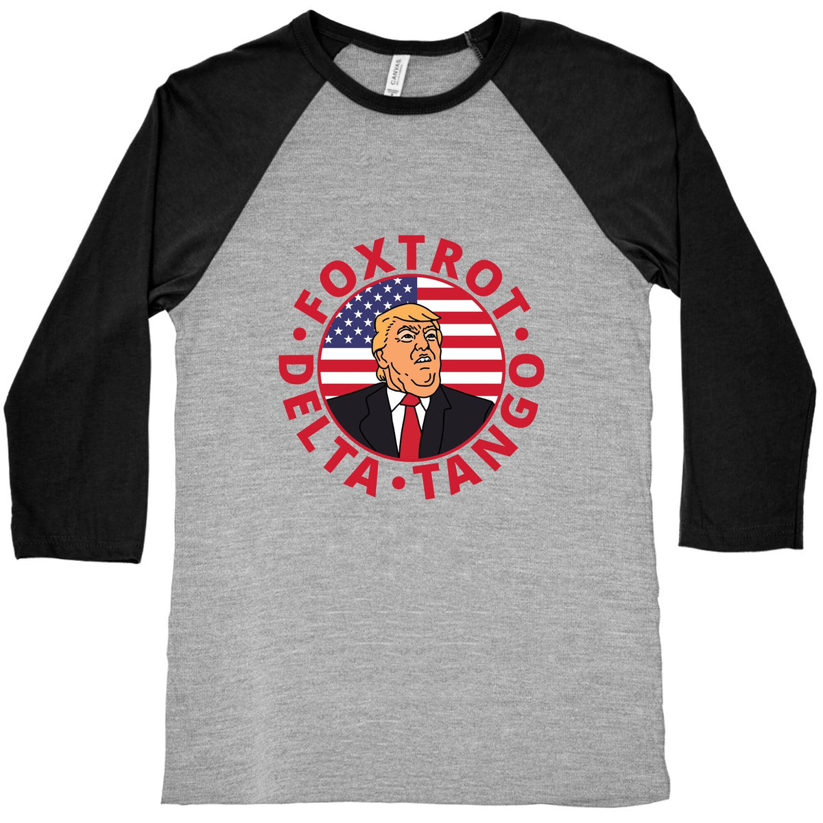 Foxtrot Delta Tango Trump Baseball Tee Unisex