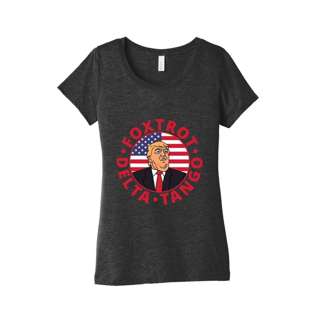 Foxtrot Delta Tango Trump Womens Triblend Tee Unisex