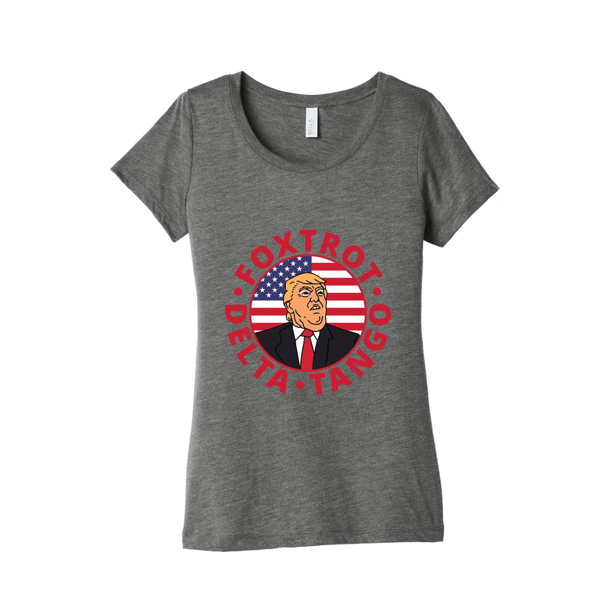 Foxtrot Delta Tango Trump Womens Triblend Tee Unisex