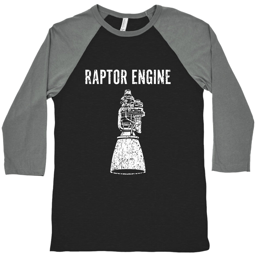 Raptor Engine Baseball Tee Unisex