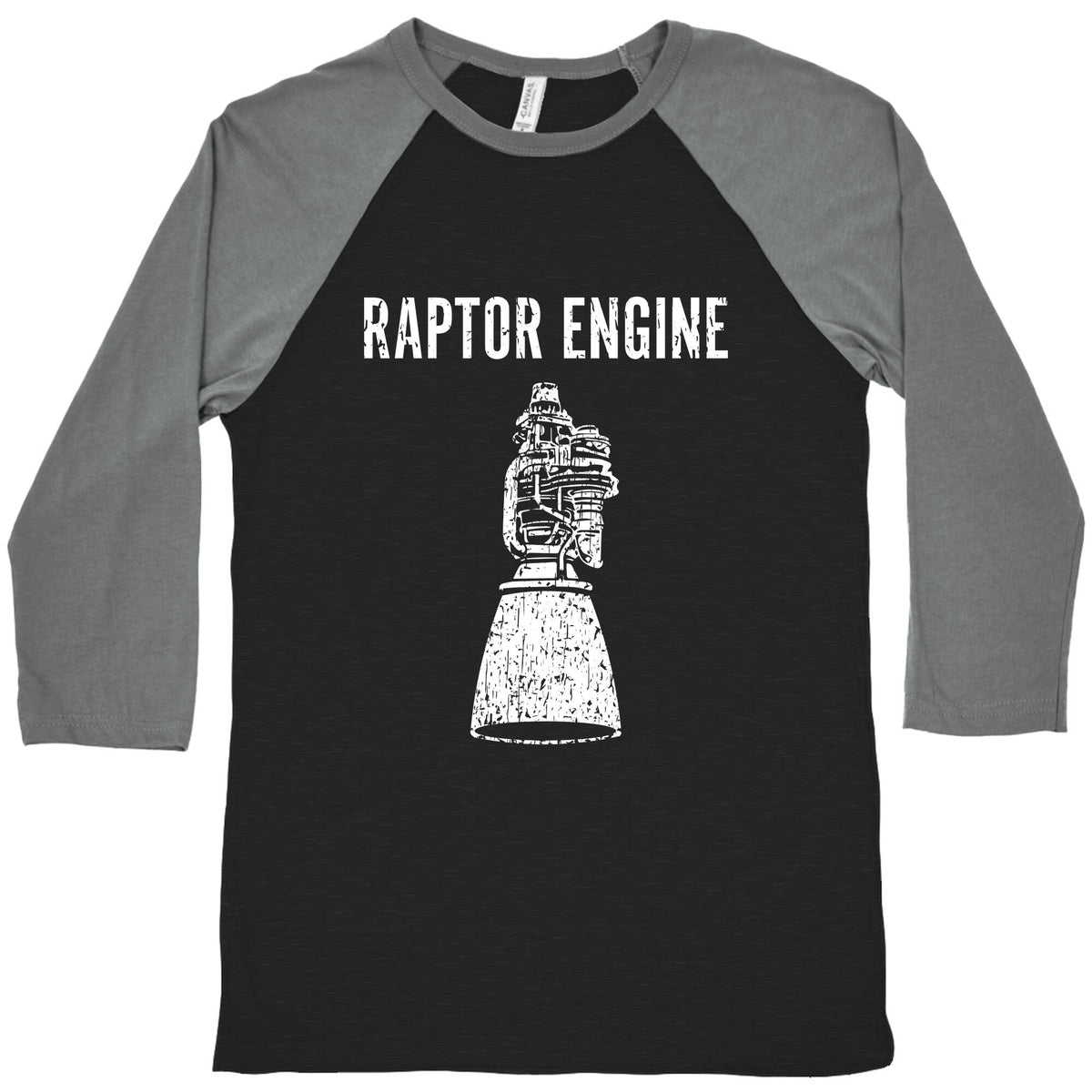 Raptor Engine Baseball Tee Unisex