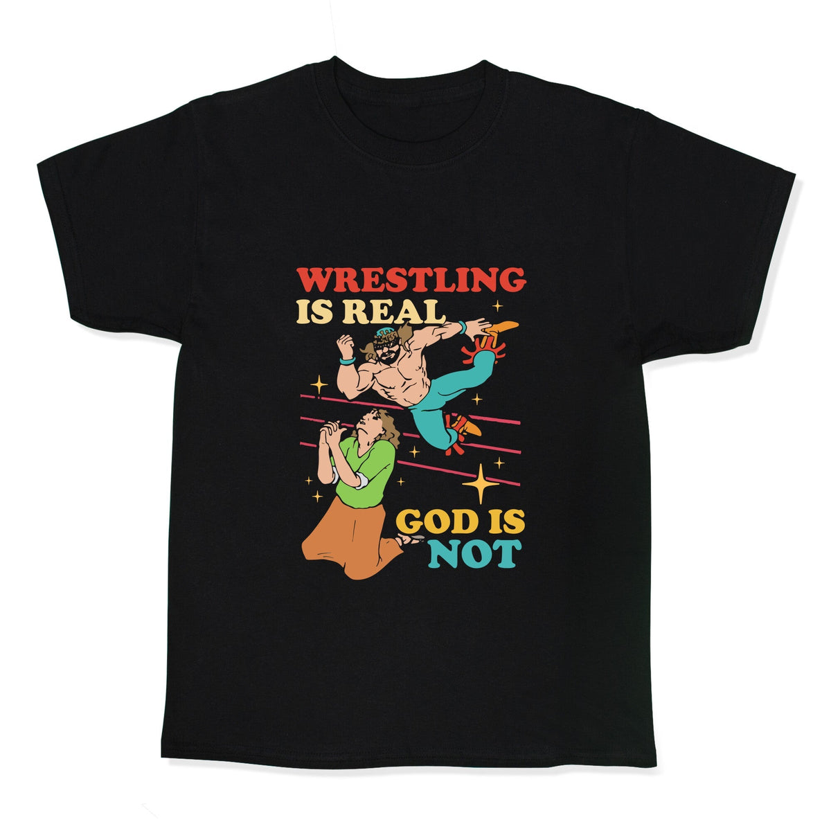 Wrestling Is Real Kids Tee Unisex