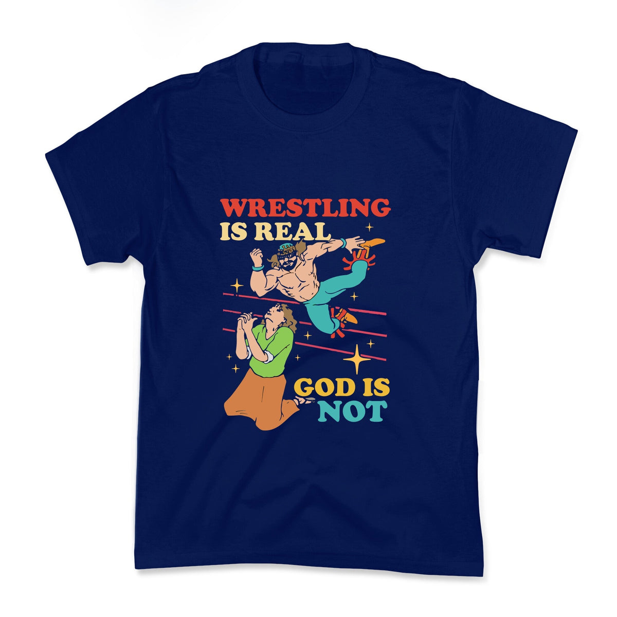 Wrestling Is Real Kids Tee Unisex