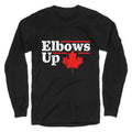 Elbows Up Canada Leaf Longsleeve Tee Unisex