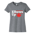 Elbows Up Canada Leaf Womens Cotton Tee Unisex