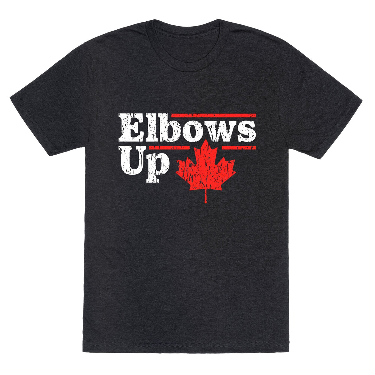 Elbows Up Canada Leaf Unisex Triblend Tee Unisex