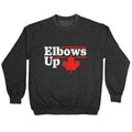 Elbows Up Canada Leaf Crewneck Unisex