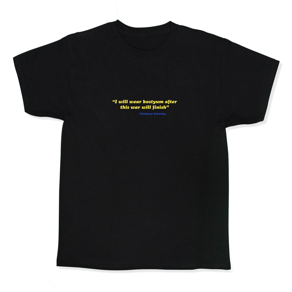 Zelensky Costume Quote Kids Tee Unisex