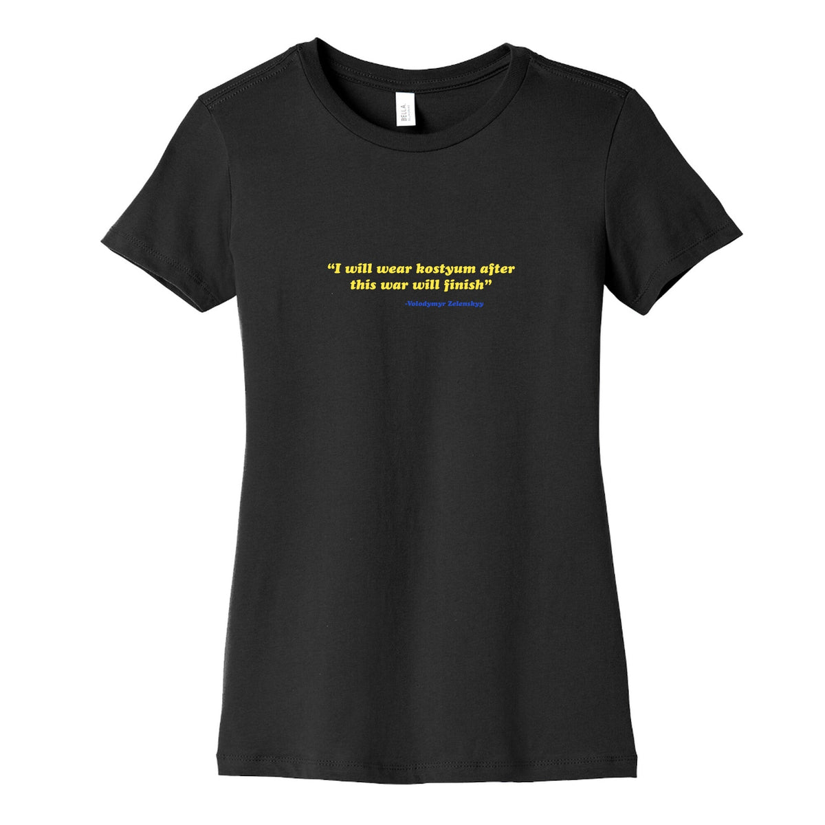 Zelensky Costume Quote Womens Cotton Tee Unisex