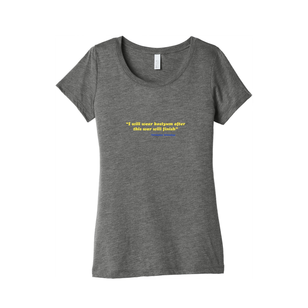 Zelensky Costume Quote Womens Triblend Tee Unisex