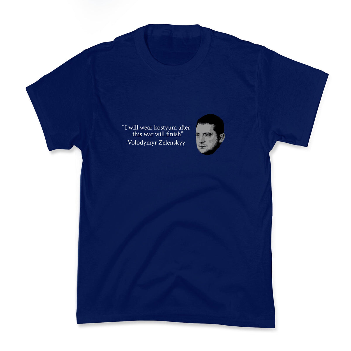 Zelensky Trump Costume Quote Kids Tee Unisex