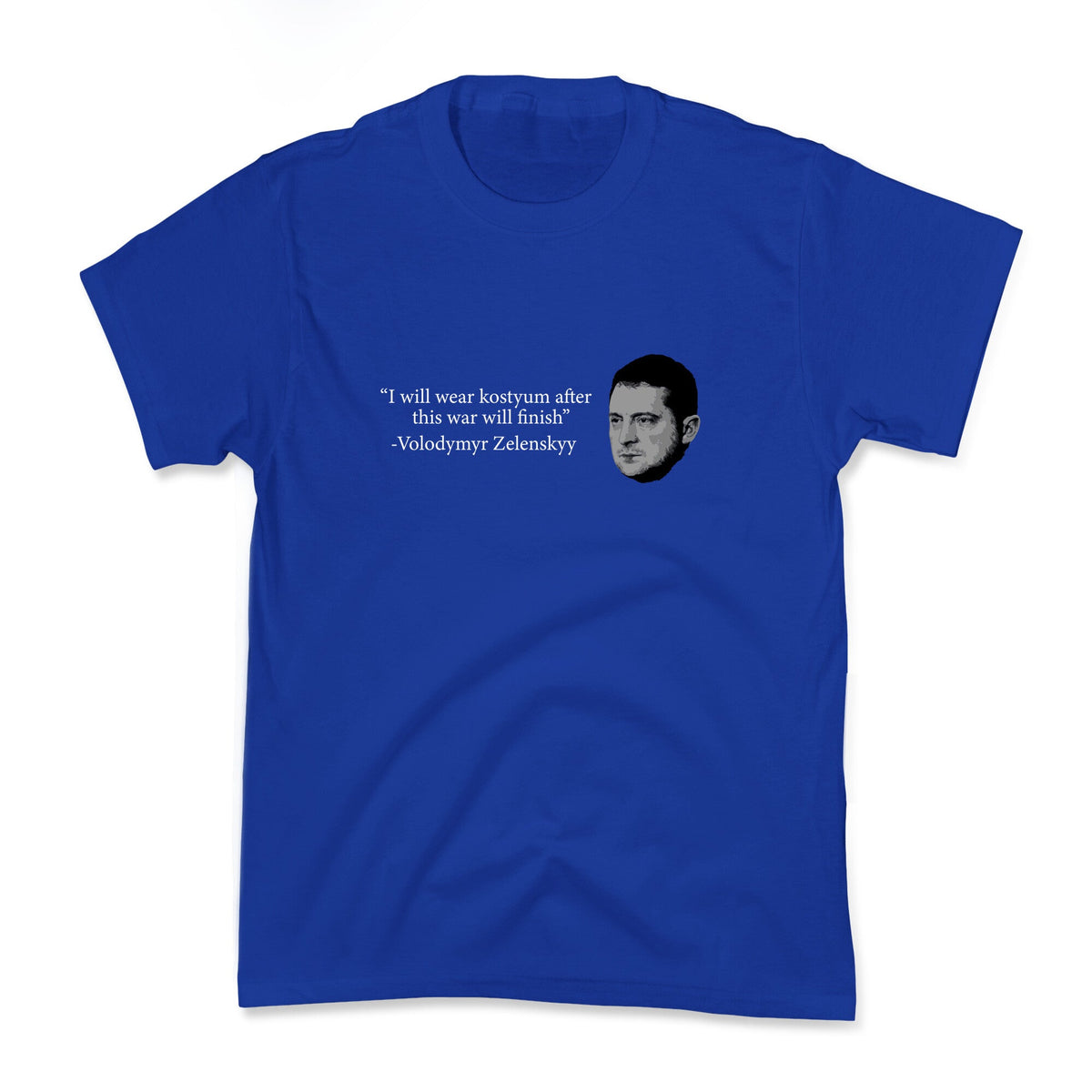 Zelensky Trump Costume Quote Kids Tee Unisex