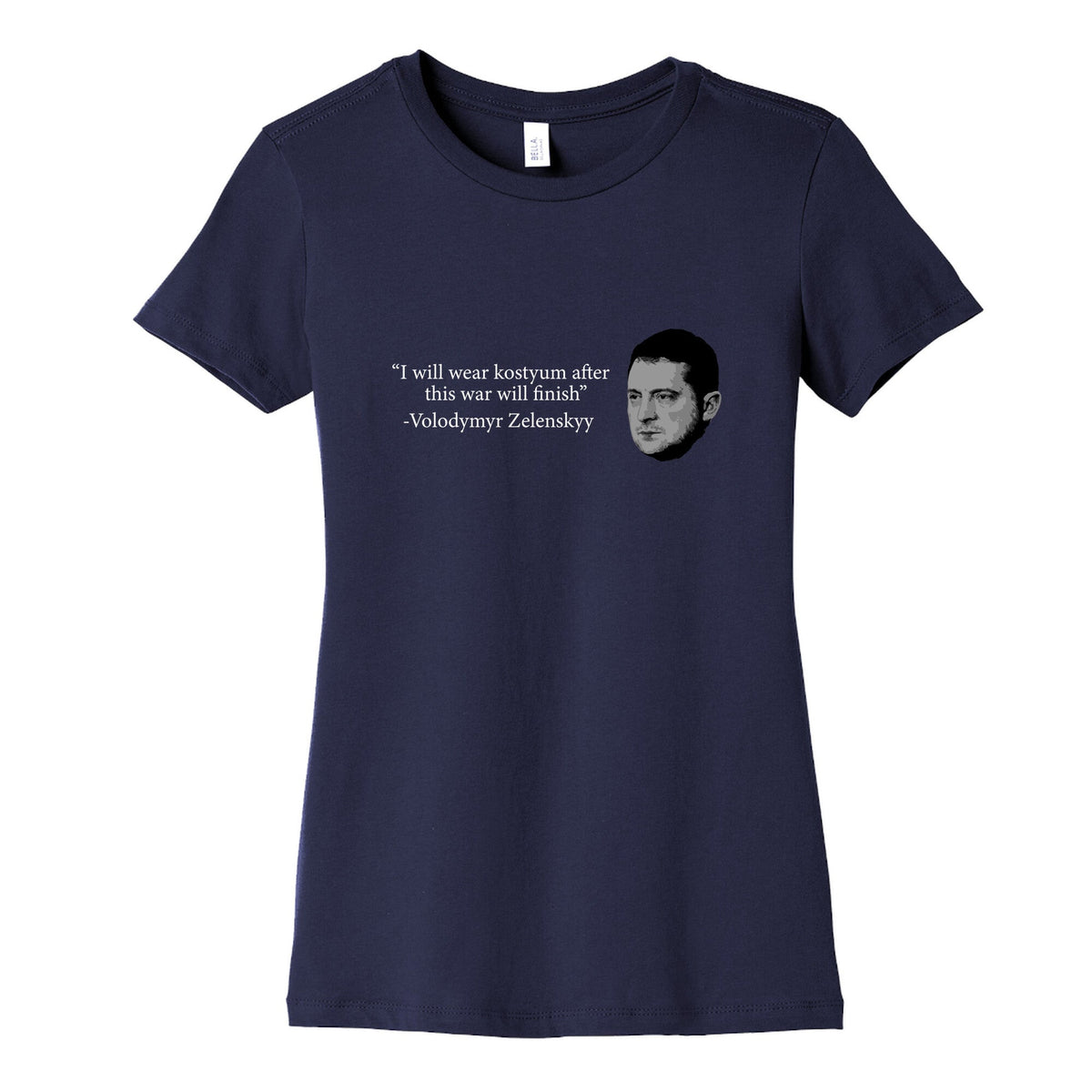 Zelensky Trump Costume Quote Womens Cotton Tee Unisex